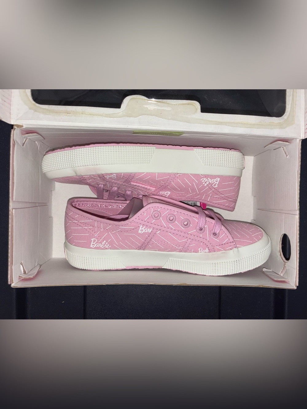 NEW SuperGA x Barbie 2790 Platform Sneaker in White-Pink For Women's Size 7